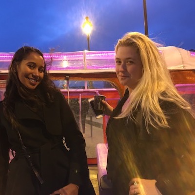 beautiful ladies in the tuktuk