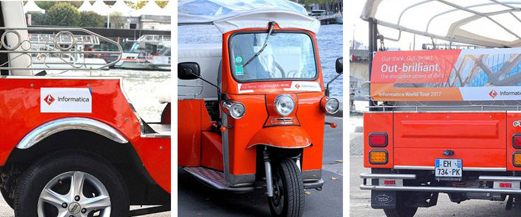 Stickers Informatica tuktuk ride