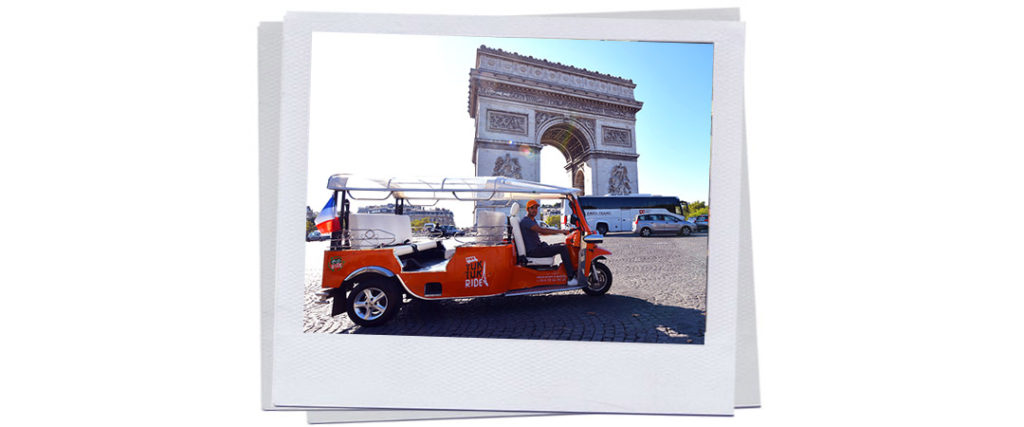 taxi tuktuk arc de triomphe