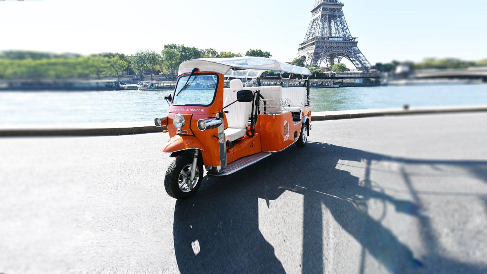 TUK TUK PARIS Visitez Paris en tuktuk électrique avec TukTuk Ride