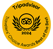 Badge Tripadvisor Travelers' Choice Best of the Best 2024 — Tuktuk Ride